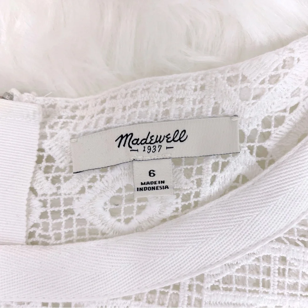 MADEWELL Geo Lace Dress Size 6 - Picture 11 of 11
